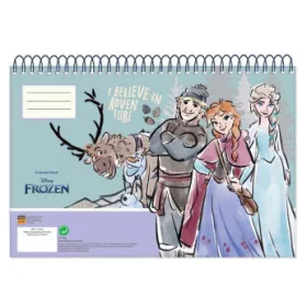   Disney Jégvarázs Adventure A/4 spirál vázlatfüzet 30 lapos