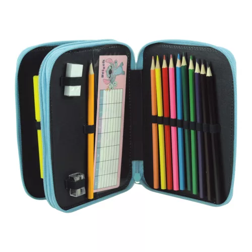 Disney Lilo és Stitch, A csillagkutya Brush It Out tolltartó töltött 2 emeletes