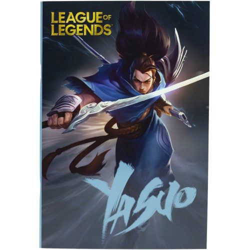 League of Legends Yasuo B/5 vonalas füzet 40 lapos