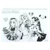 Monster High Crew A/4 spirál vázlatfüzet 40 lapos matricával
