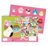 Squishmallows Feelin' A/4 spirál vázlatfüzet 40 lapos matricával