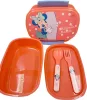 Disney Minnie Summer szendvicsdoboz + evőeszköz szett