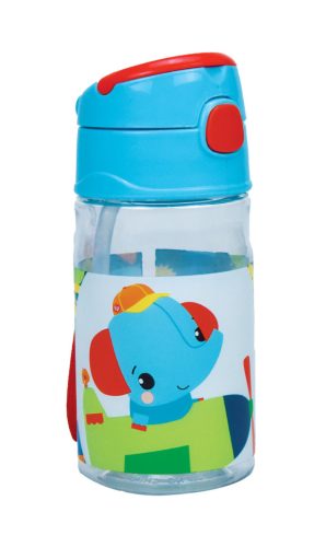 Fisher-Price Animals műanyag kulacs akasztóval 350 ml