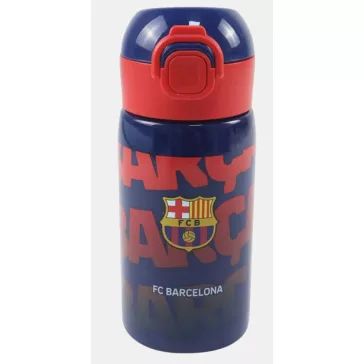 FC Barcelona Barca alumínium szívószálas kulacs 500 ml