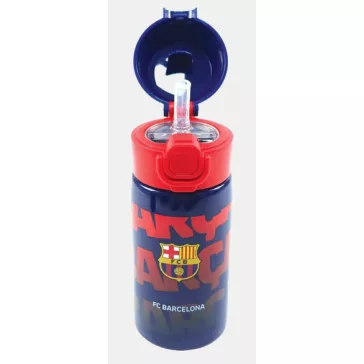 FC Barcelona Barca alumínium szívószálas kulacs 500 ml