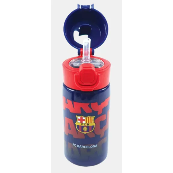 FC Barcelona Barca alumínium szívószálas kulacs 500 ml