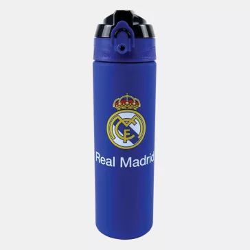 Real Madrid Blue műanyag matt szívószálas kulacs 700 ml