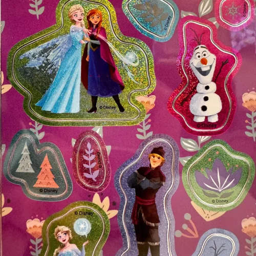 Disney Jégvarázs Snowburst hologrammos matrica szett