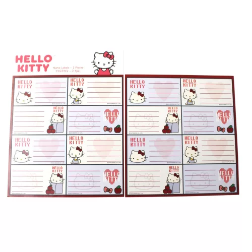Hello Kitty Apple füzetcímke 16 db-os