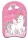 Unikornis Dreamy kickboard, úszódeszka 45 cm