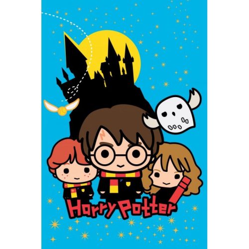 Harry Potter Chibi Wizards polár takaró 100x150cm