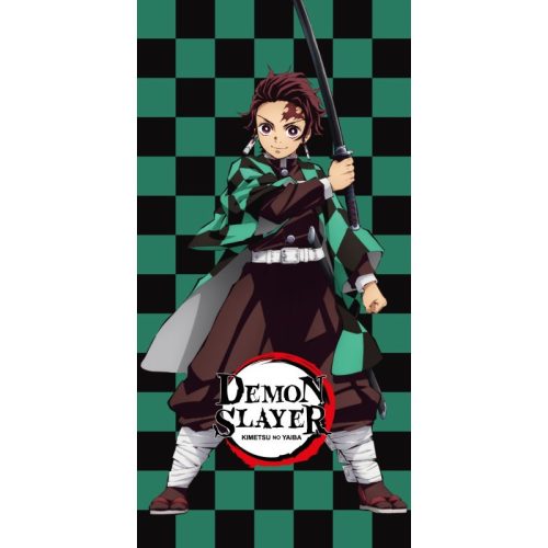 Demon Slayer Tanjiro fürdőlepedő, strand törölköző 70x140cm