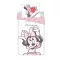 Disney Minnie White ágyneműhuzat 140×200cm, 70×90 cm