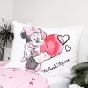 Disney Minnie White ágyneműhuzat 140×200cm, 70×90 cm