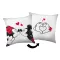 Disney Minnie, Mickey Love párna, díszpárna 40x40 cm