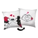 Disney Minnie, Mickey Love párna, díszpárna 40x40 cm