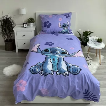   Disney Lilo és Stitch, A csillagkutya Blooming ágyneműhuzat 140×200cm, 70×90 cm