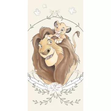   Disney Az Oroszlánkirály Simba fürdőlepedő, strand törölköző 70x140cm