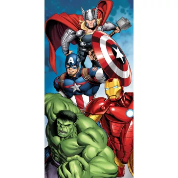   Bosszúállók Power fürdőlepedő, strand törölköző  70x140cm