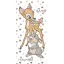 Disney Bambi, Dotty fürdőlepedő, strand törölköző 70x140cm