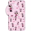 Disney Minnie Pretty in Pink gumis lepedő 90x200 cm
