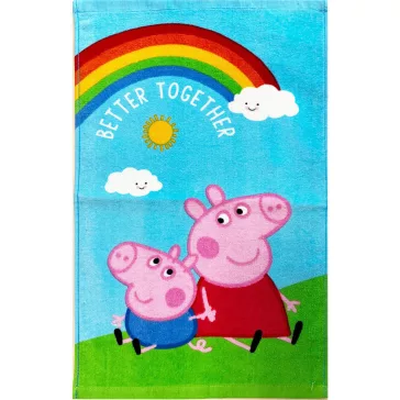   Peppa malac Together kéztörlő, arctörlő, törölköző 30x50 cm
