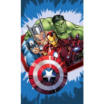   Bosszúállók Dynamic Heroes kéztörlő, arctörlő, törölköző 30x50 cm