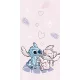 Disney Lilo és Stitch, A csillagkutya Pink fürdőlepedő, strand törölköző 70x140cm