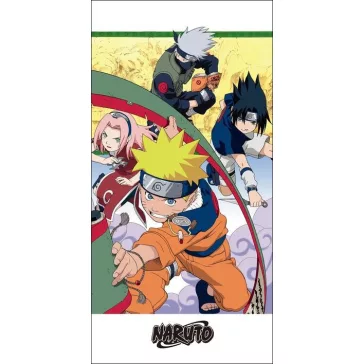Naruto Team 7 fürdőlepedő, strand törölköző 70x140cm