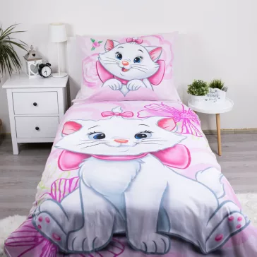 Disney Marie Rose ágyneműhuzat 140×200cm, 70×90 cm