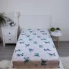 Disney Lilo és Stitch, A csillagkutya Ohana White gumis lepedő 90x200 cm