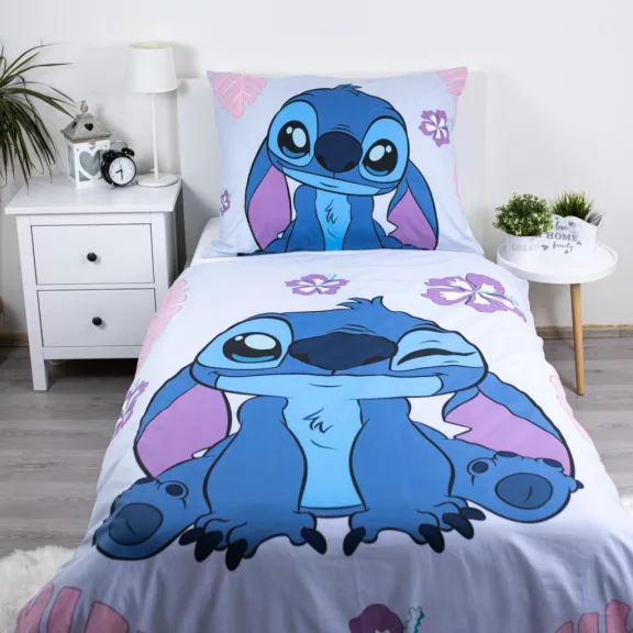 Disney Lilo és Stitch, A csillagkutya Cute ágyneműhuzat 140×200cm, 70×90 cm