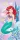 Disney Hercegnők Ariel Pink fürdőlepedő, strand törölköző 70x140cm