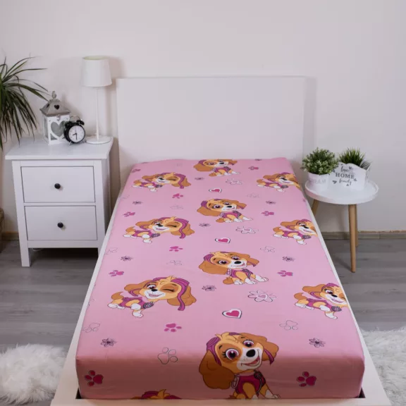Mancs Őrjárat Skye gumis lepedő 90x200 cm