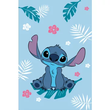   Disney Lilo és Stitch, A csillagkutya Blue polár takaró 100x150cm