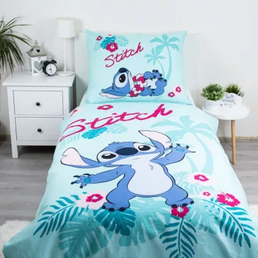   Disney Lilo és Stitch, A csillagkutya Hawaii ágyneműhuzat 140×200cm, 70×90 cm