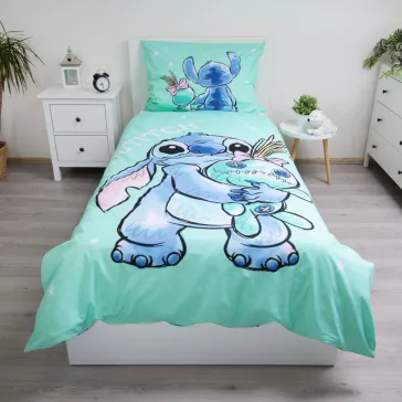   Disney Lilo és Stitch, A csillagkutya Buddies ágyneműhuzat 140×200cm, 70×90 cm