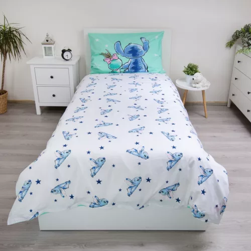 Disney Lilo és Stitch, A csillagkutya Buddies ágyneműhuzat 140×200cm, 70×90 cm