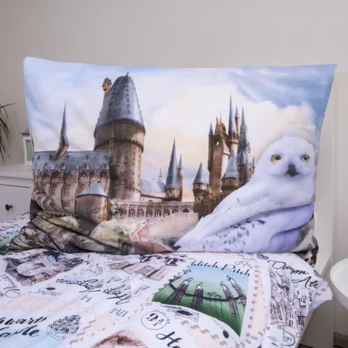 Harry Potter Hedwig Fly ágyneműhuzat 140×200cm, 70×90 cm