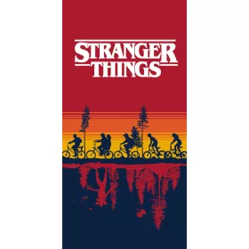   Stranger Things Upside Down fürdőlepedő, strand törölköző 70x140cm