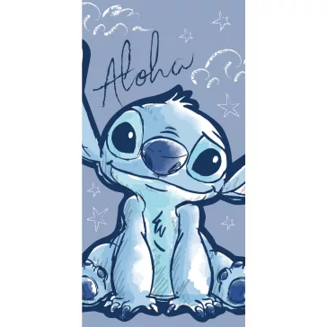   Disney Lilo és Stitch, A csillagkutya Aloha fürdőlepedő, strand törölköző 70x140cm