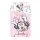 Disney Minnie Blush Pink gyerek, ovis ágyneműhuzat 100×135 cm, 40×60 cm