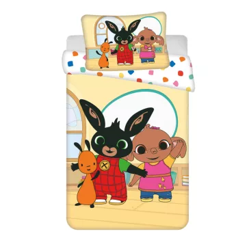   Bing Playroom gyerek, ovis ágyneműhuzat 100×135cm, 40×60 cm