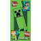 Minecraft Creeper Coming fürdőlepedő, strand törölköző 70x140cm