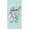 Disney Lilo és Stitch, A csillagkutya Buddies fürdőlepedő, strand törölköző 70x140cm