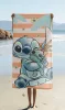 Disney Lilo és Stitch, A csillagkutya Tropical Hugs fürdőlepedő, strand törölköző 70x140cm