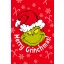 A Grincs Merry Grinchmas mikroflanel takaró 100x150cm