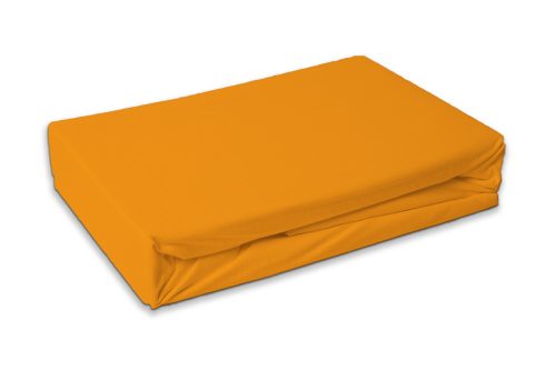 Narancssárga Orange frottír gumis lepedő 60x120 cm