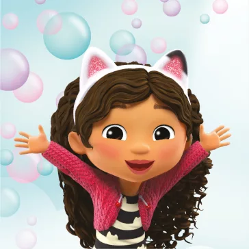   Gabi babaháza Bubbles kéztörlő, arctörlő, törölköző 30x30cm
