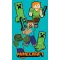 Minecraft Crawler kéztörlő, arctörlő, törölköző 30x50cm